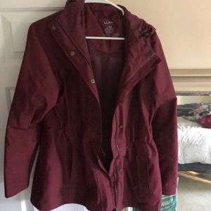 LL BEAN rain coat
